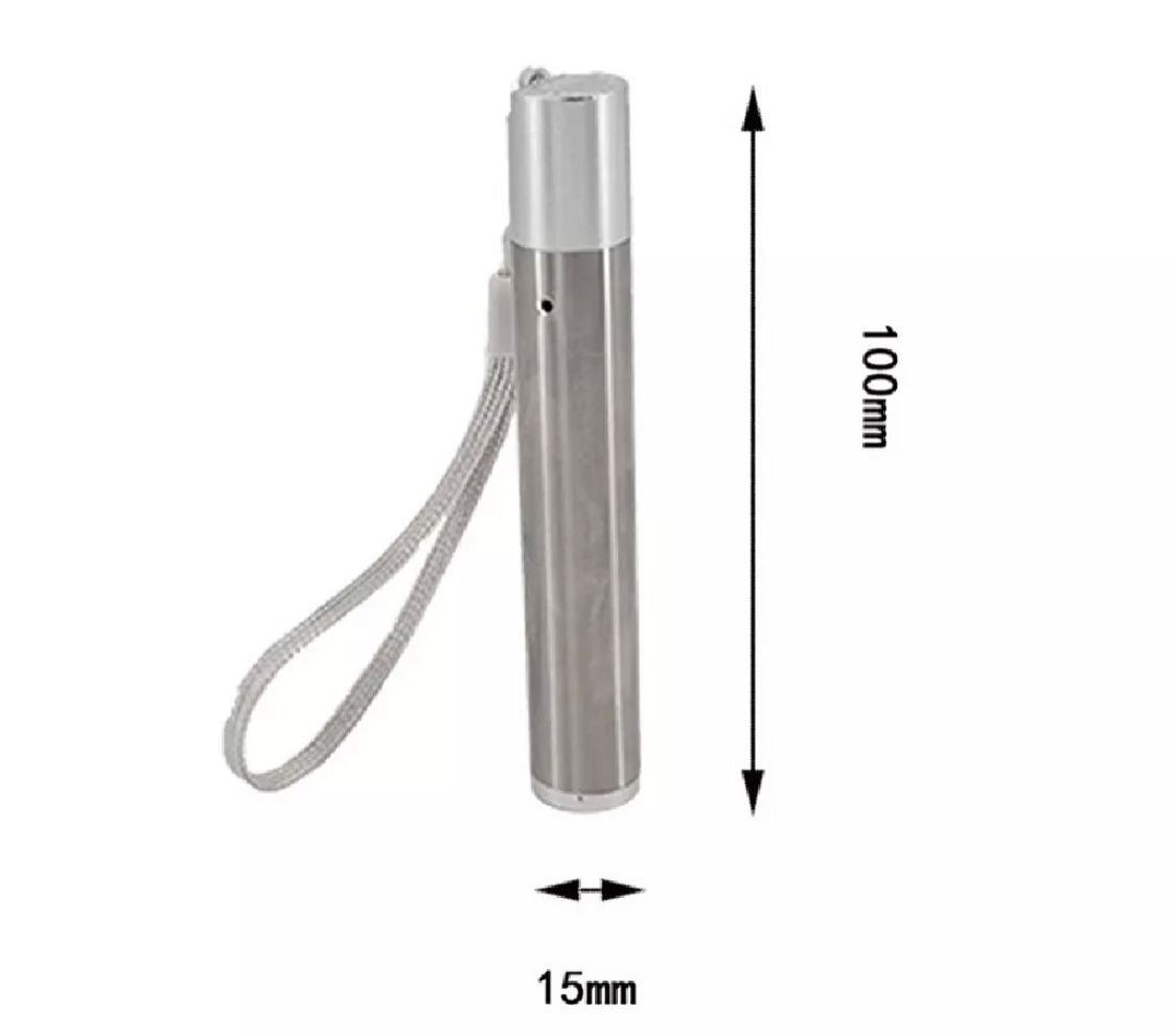 Lámpara 3 en 1 | Luz Blanca, Amarilla y Puntero Láser | Recargable USB