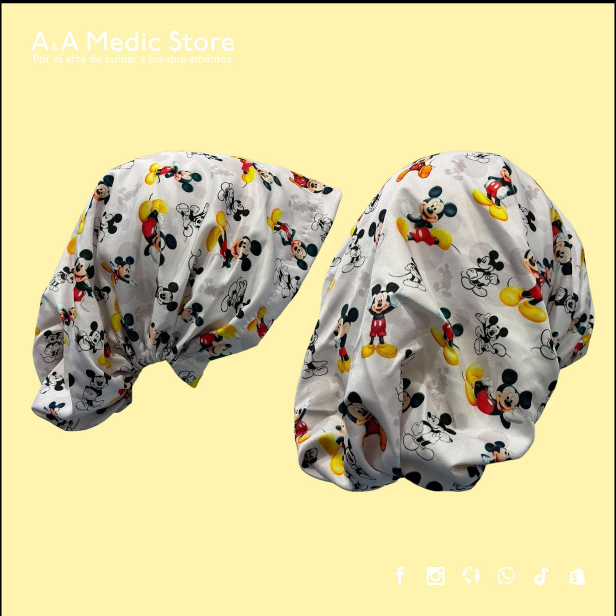 Gorro Quirúrgico Dama | Cofia con Listón para Cabello Largo