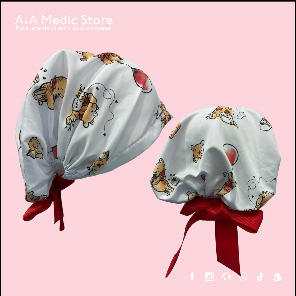 Gorro Quirúrgico Dama | Cofia con Listón para Cabello Largo
