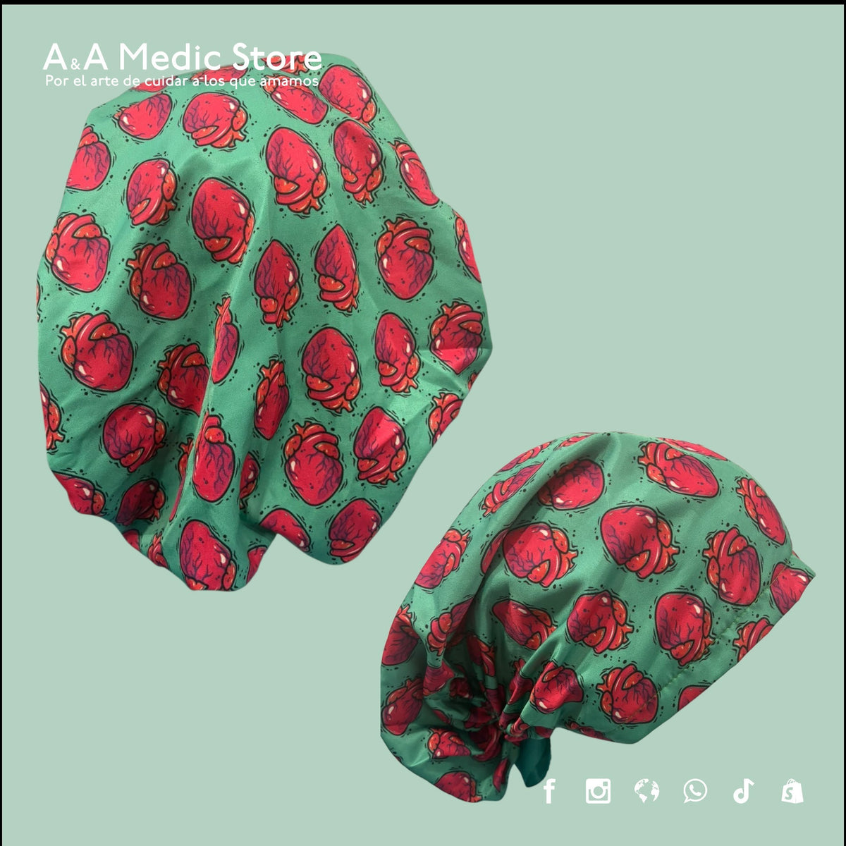 Gorro Quirúrgico Dama | Cofia con Listón para Cabello Largo