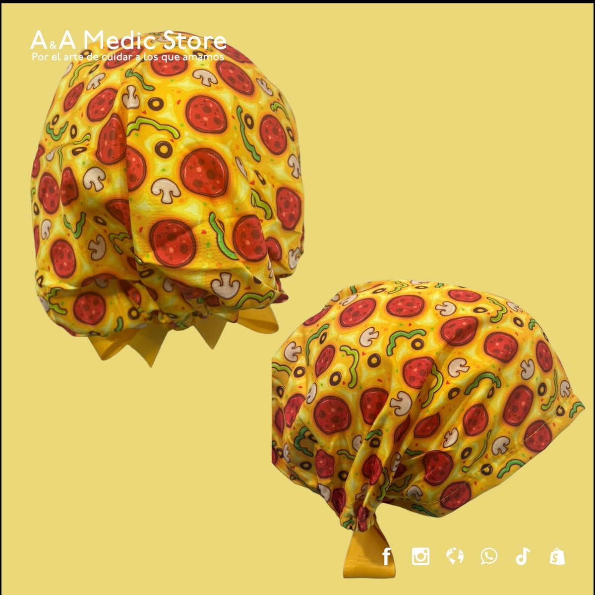 Gorro Quirúrgico Dama | Cofia con Listón para Cabello Largo