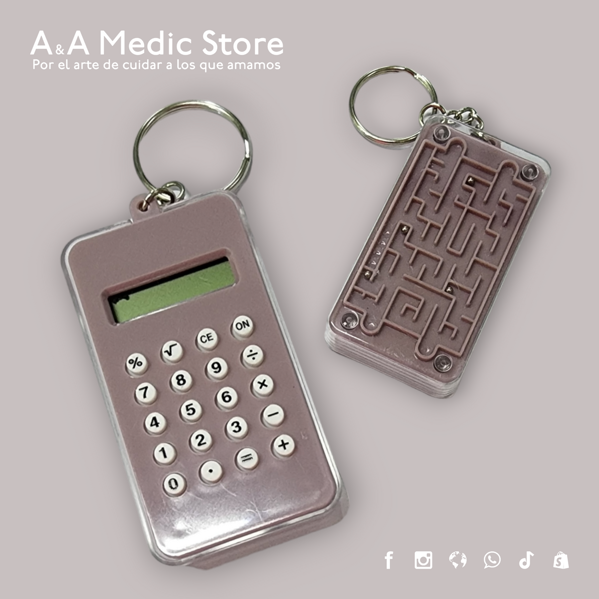 Calculadora de Bolsillo Mini | Variedad de Colores | Para Enfermeras, Enfermeros y Estudiantes
