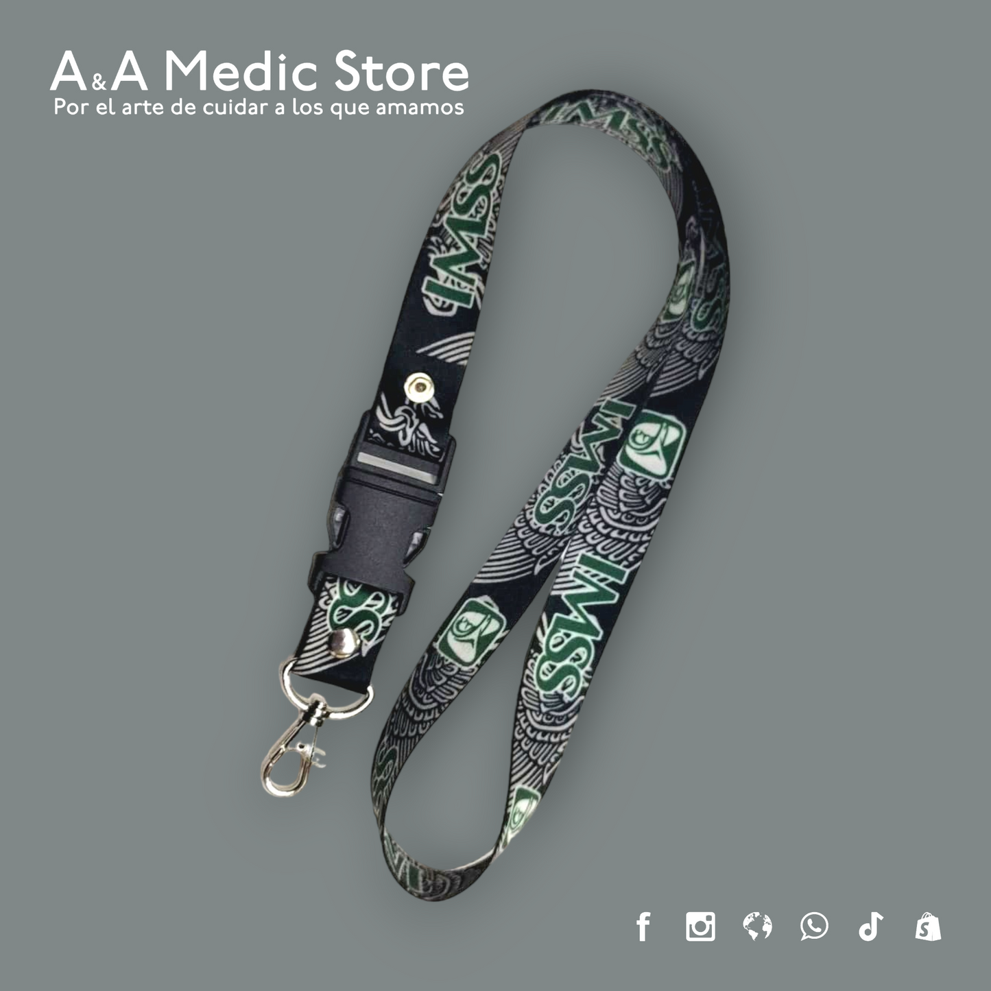 Lanyard IMSS | Porta Gafete para Personal de Salud