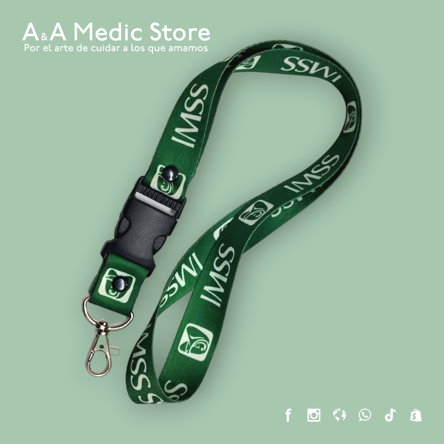 Lanyard IMSS | Porta Gafete para Personal de Salud