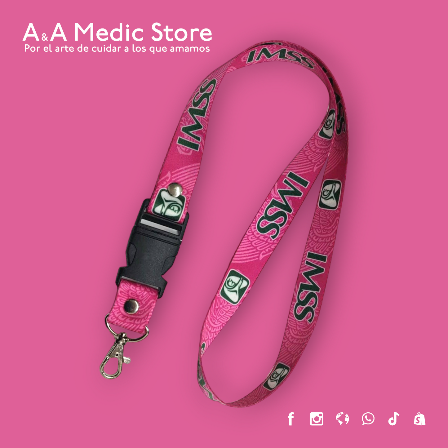 Lanyard IMSS | Porta Gafete para Personal de Salud