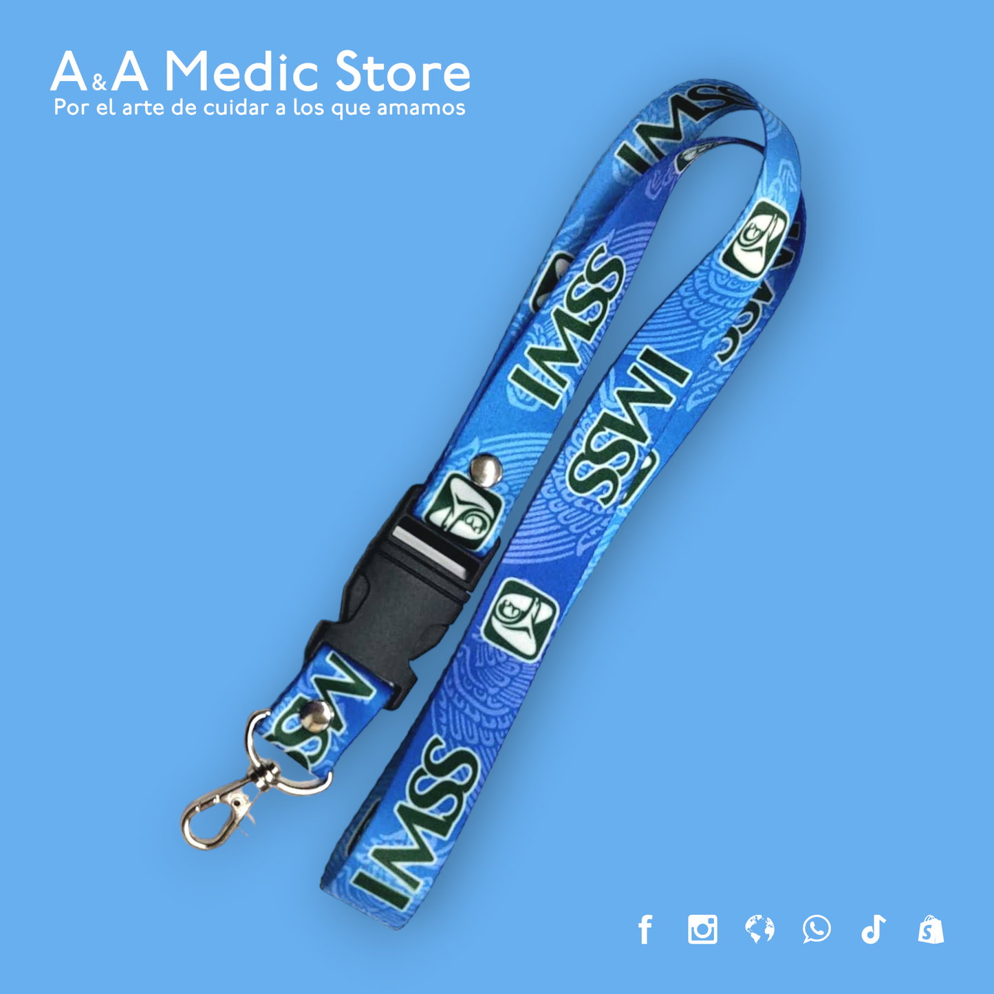 Lanyard IMSS | Porta Gafete para Personal de Salud