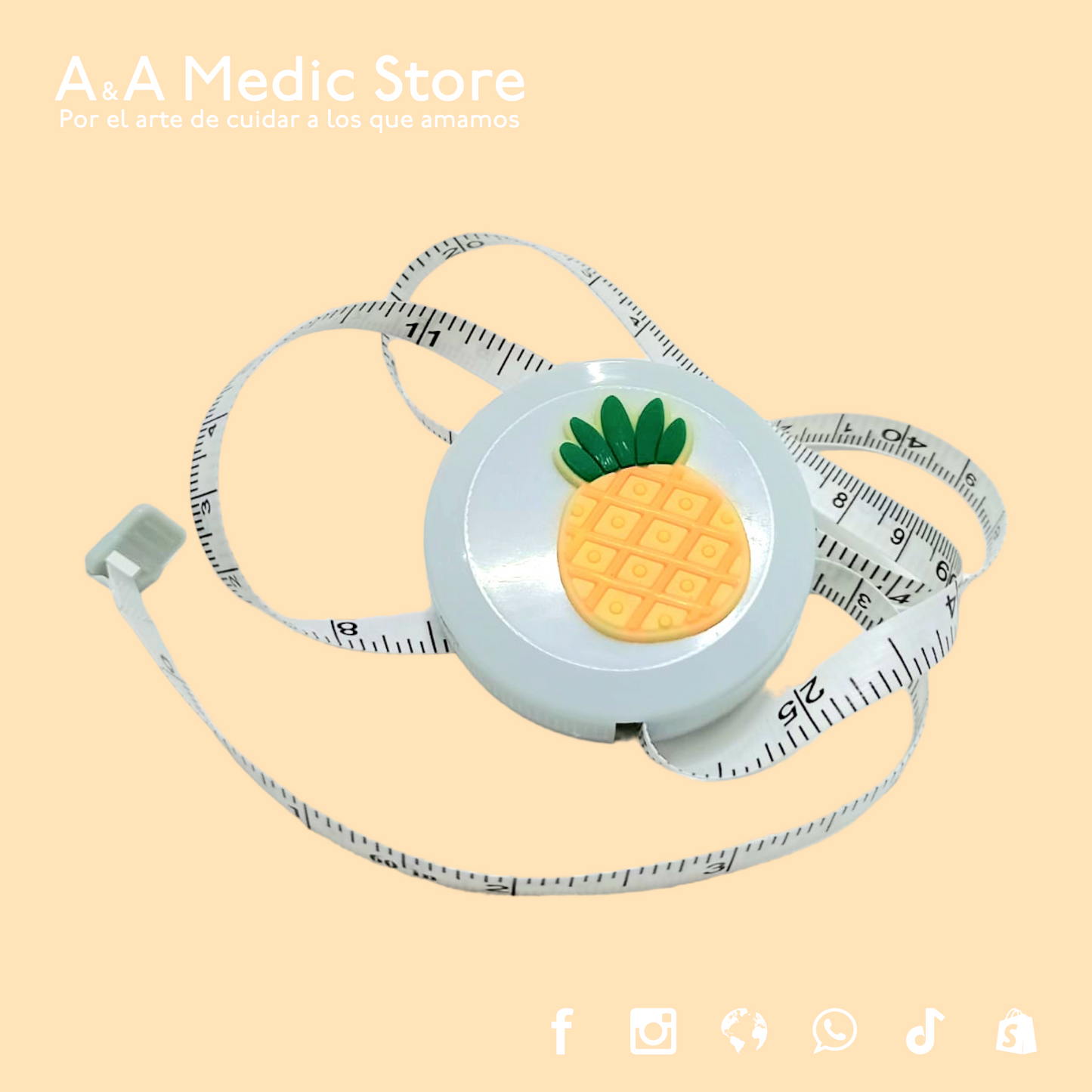 Cinta Métrica | 1.5 m | Diseños y Colores Variados | Para Personal de Salud