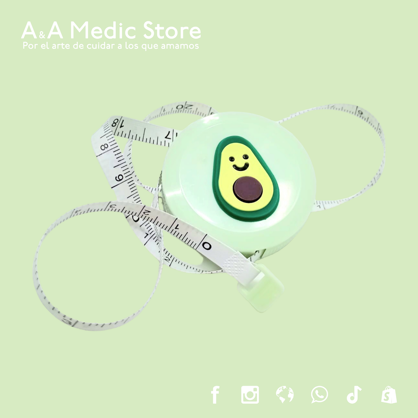 Cinta Métrica | 1.5 m | Diseños y Colores Variados | Para Personal de Salud