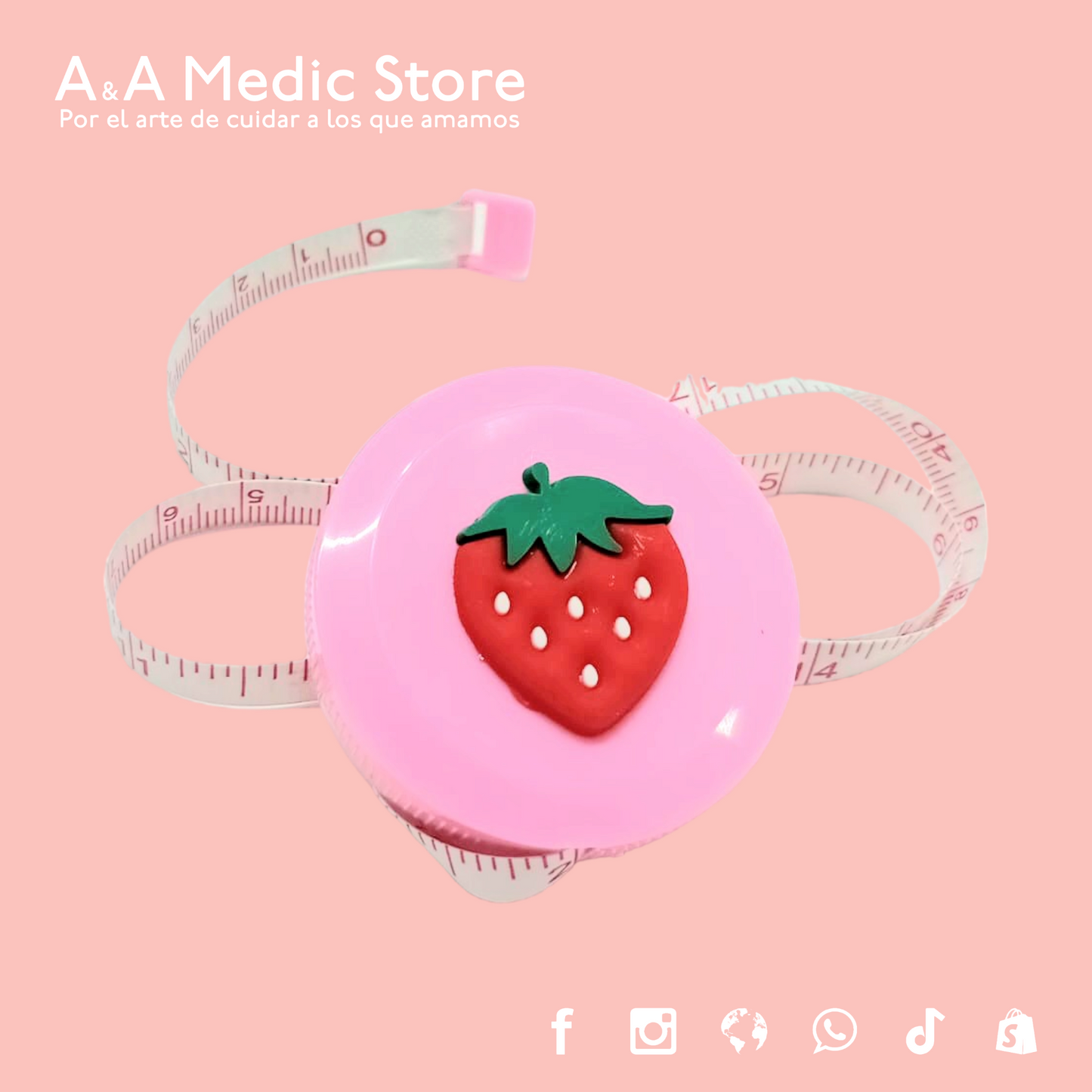 Cinta Métrica | 1.5 m | Diseños y Colores Variados | Para Personal de Salud