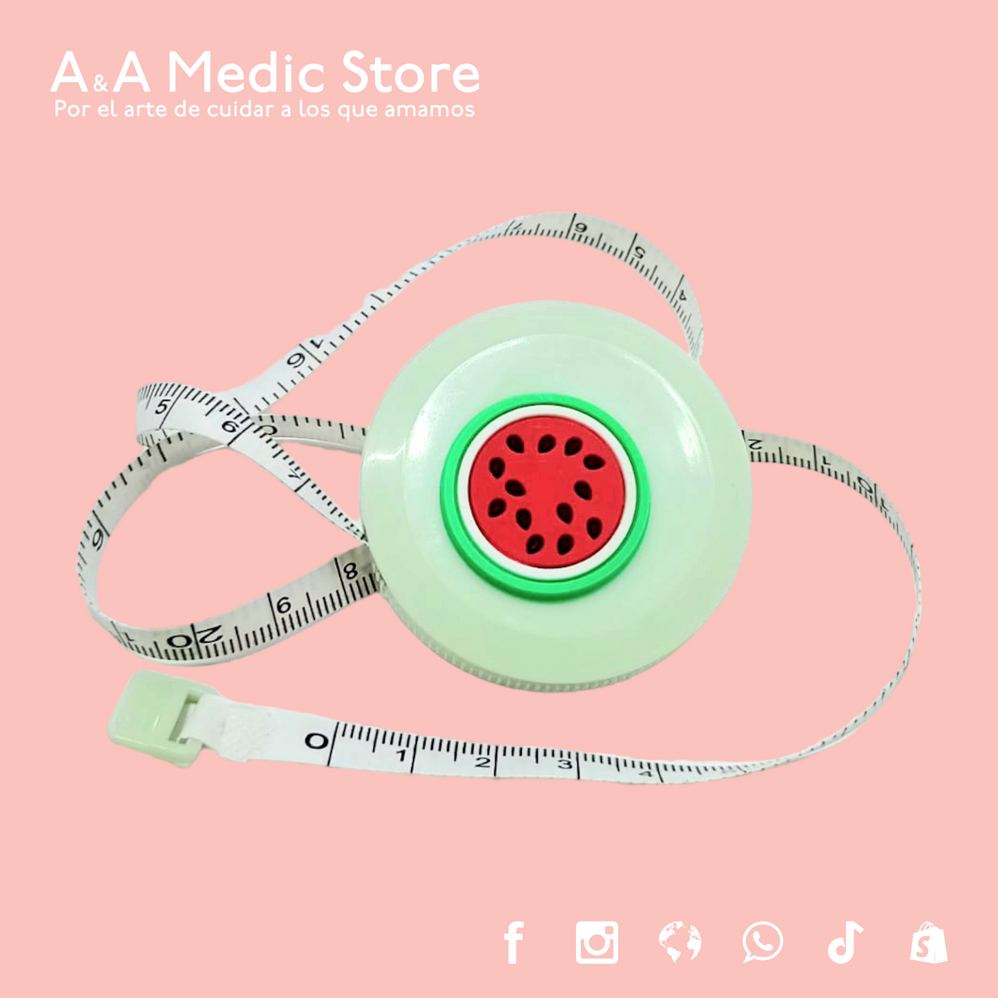 Cinta Métrica | 1.5 m | Diseños y Colores Variados | Para Personal de Salud