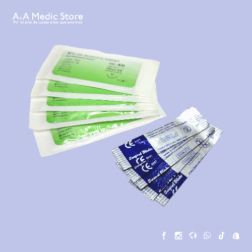 Kit/PAD de Práctica de Sutura Guttek | 17 Piezas | Para Estudiantes de Medicina y Enfermería