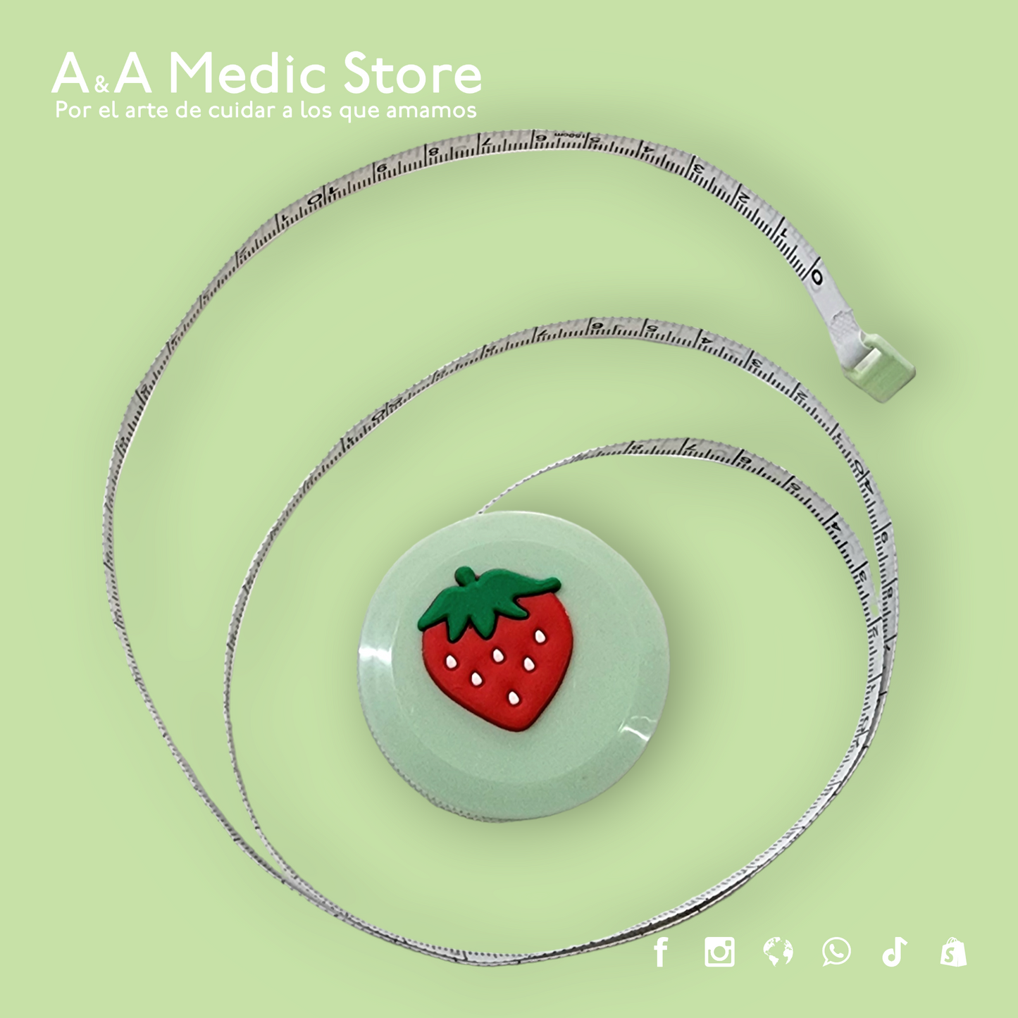 Cinta Métrica | 1.5 m | Diseños y Colores Variados | Para Personal de Salud