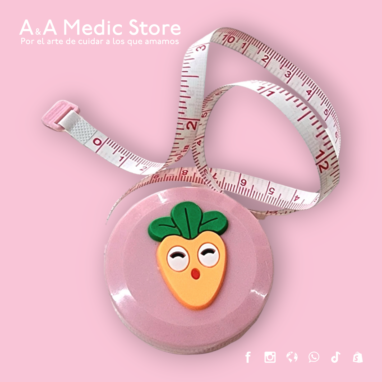 Cinta Métrica | 1.5 m | Diseños y Colores Variados | Para Personal de Salud