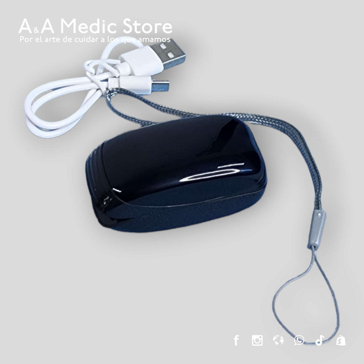 Oxímetro Recargable con Monitor de Presión Arterial | Carga USB