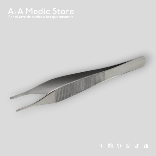 Pinza de Disección Adson Con y Sin Dientes | Acero Inoxidable Alemán | 14cm