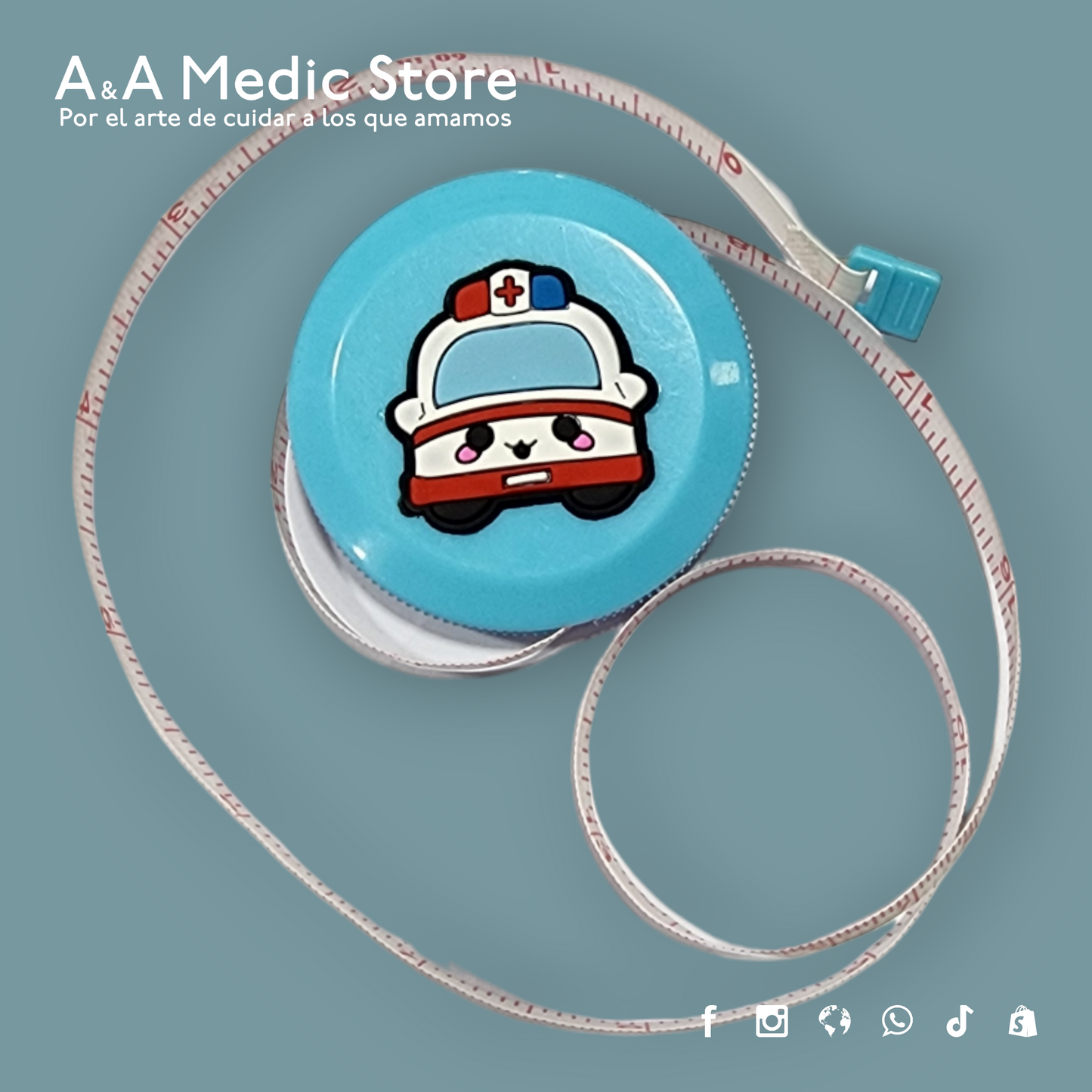 Cinta Métrica | 1.5 m | Diseños y Colores Variados | Para Personal de Salud