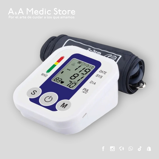 Baumanómetro Digital de Brazo | Monitor de Presión Arterial | Voz en Español