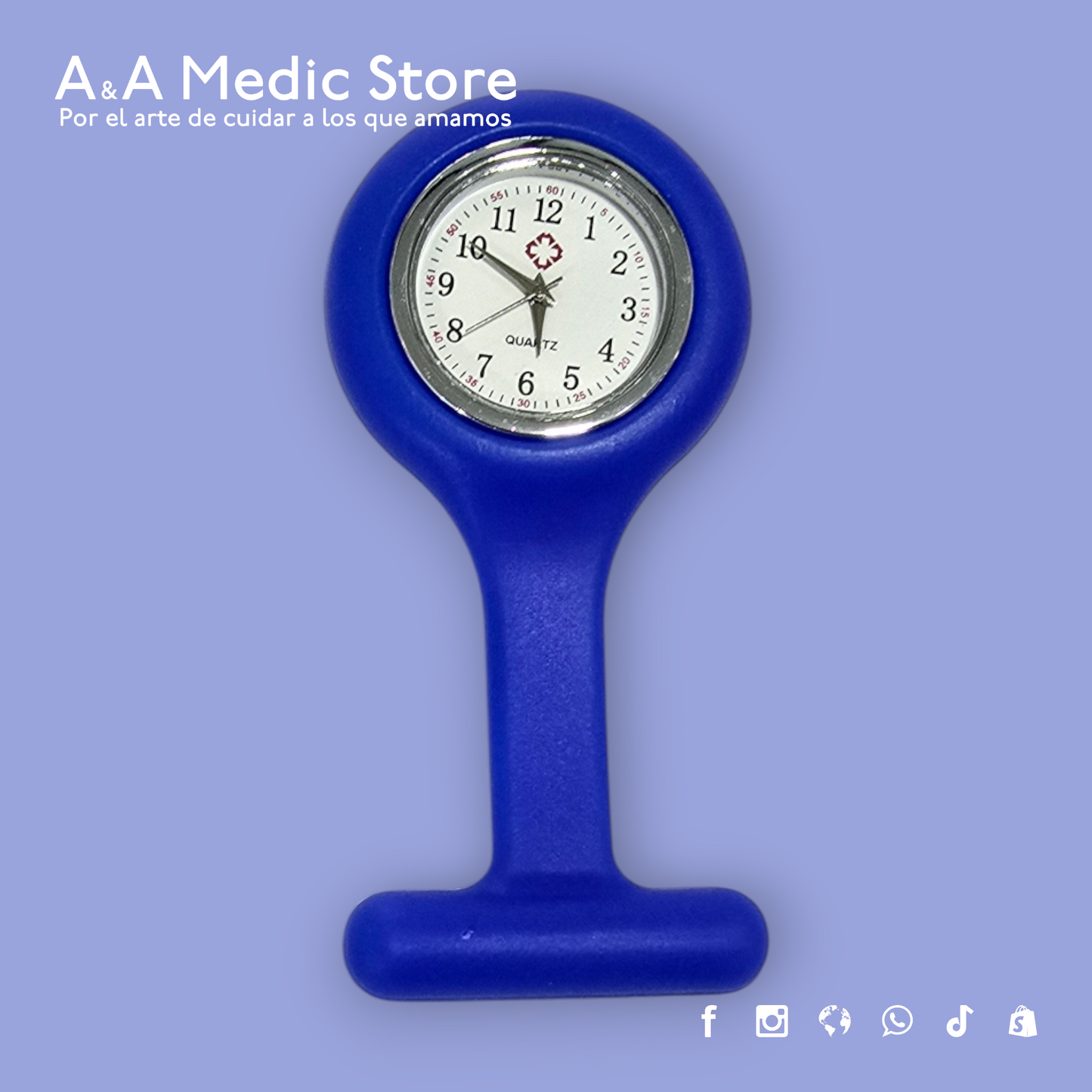 Reloj de Broche para Enfermería | Analógico con Segundero