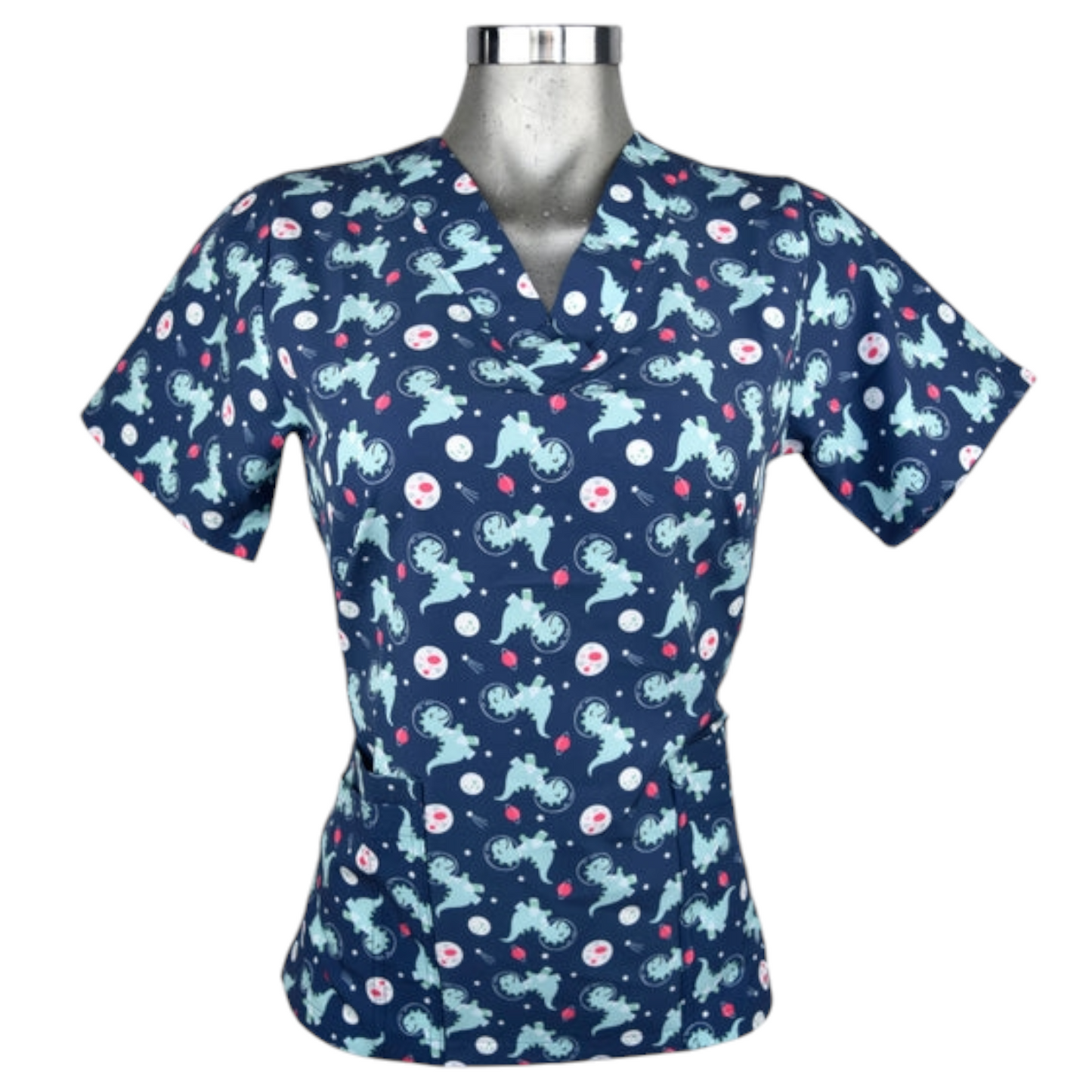 Filipina Estampada para Enfermería - Dama | Tela Antifluidos