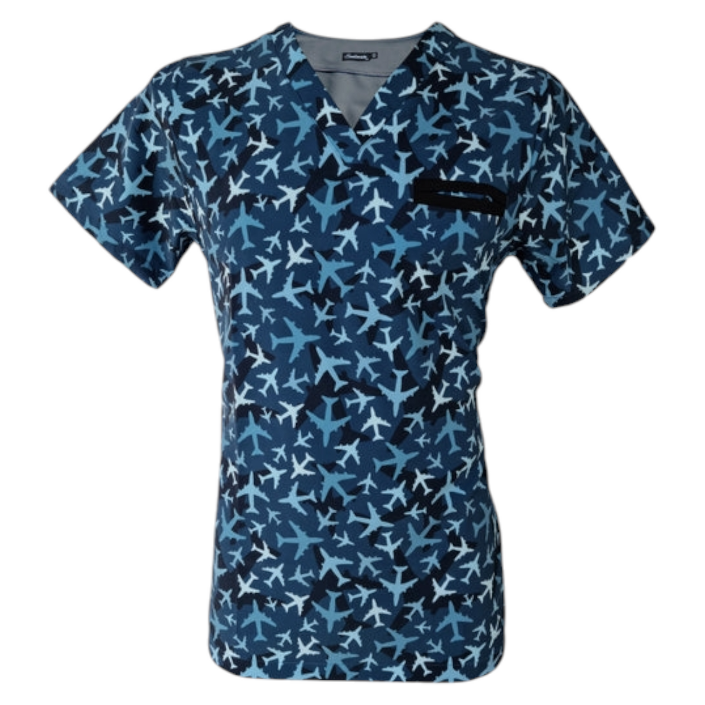 Filipina Estampada para Medicina - Caballero | Tela Antifluidos Stretch