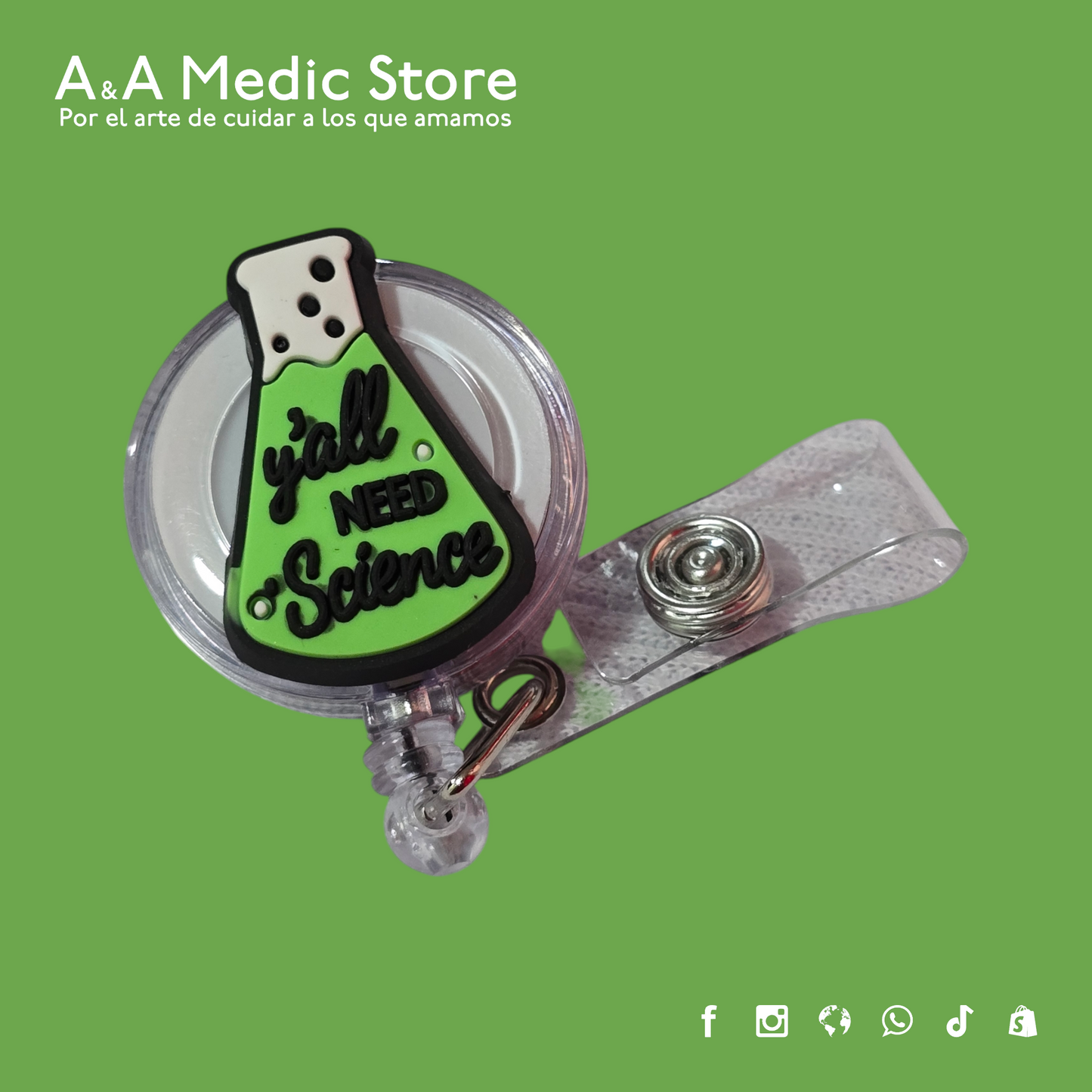 Yoyo Porta Credencial | Diseño Química | Retráctil