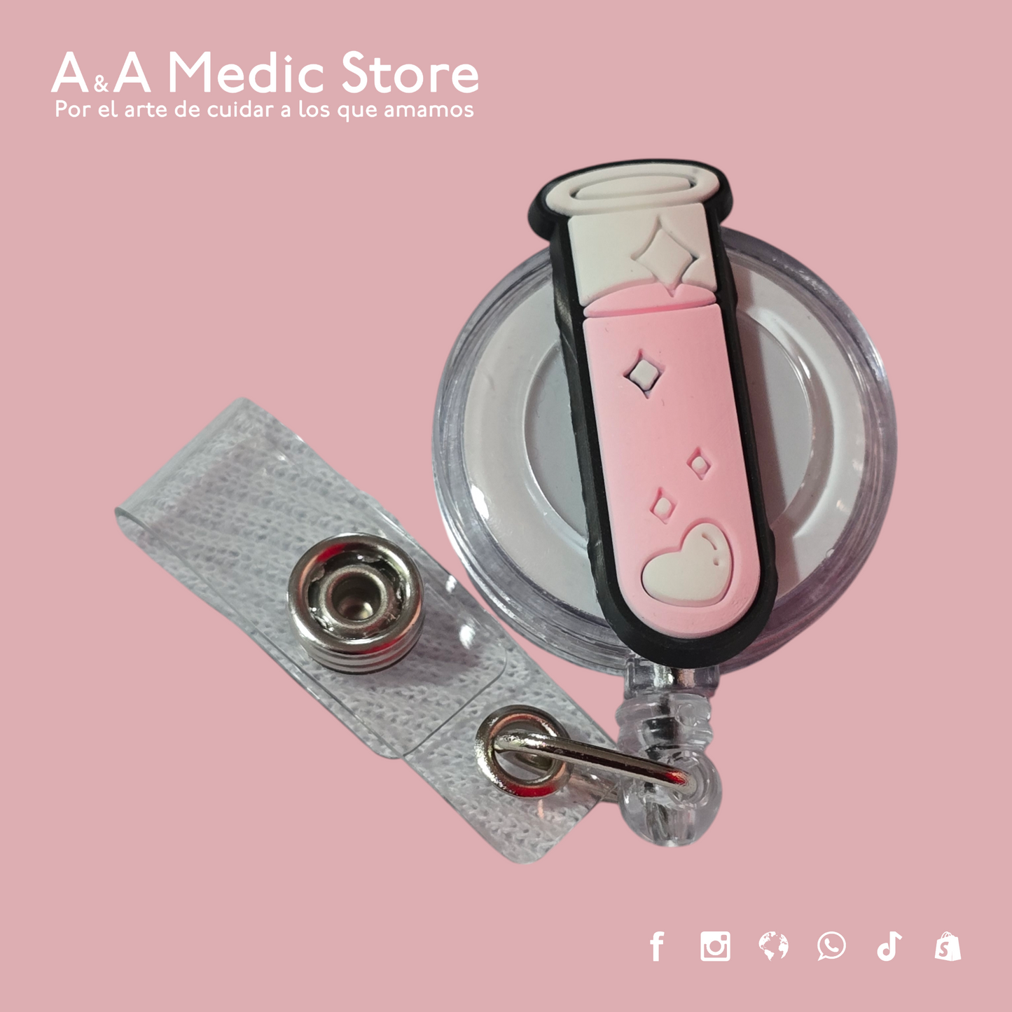 Yoyo Porta Credencial | Diseño Química | Retráctil