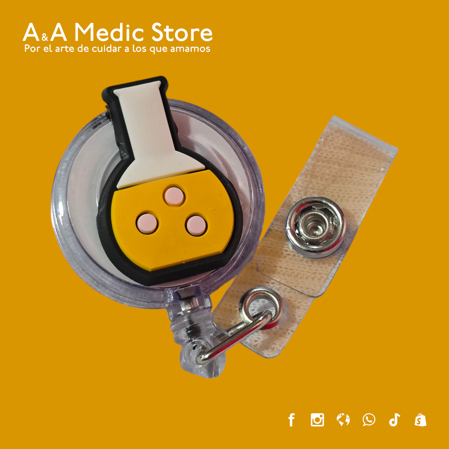 Yoyo Porta Credencial | Diseño Química | Retráctil