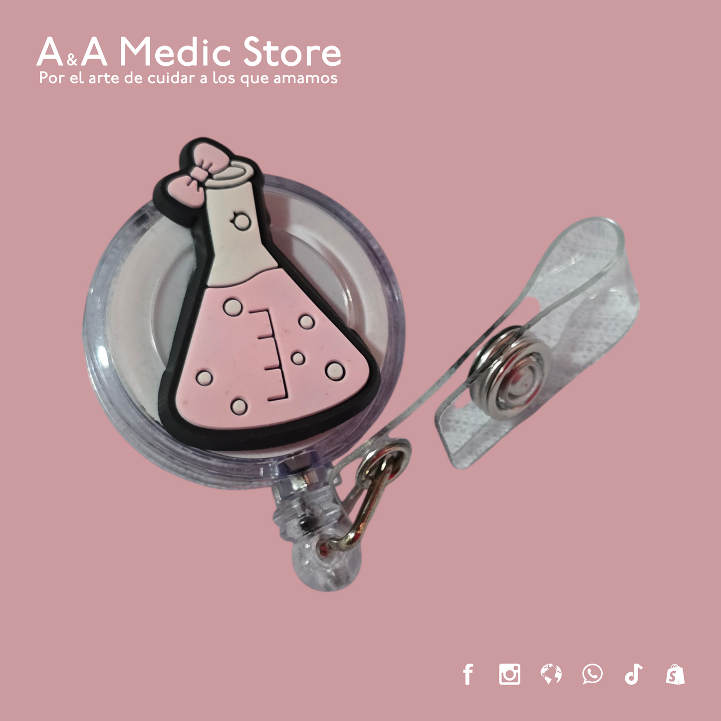 Yoyo Porta Credencial | Diseño Química | Retráctil