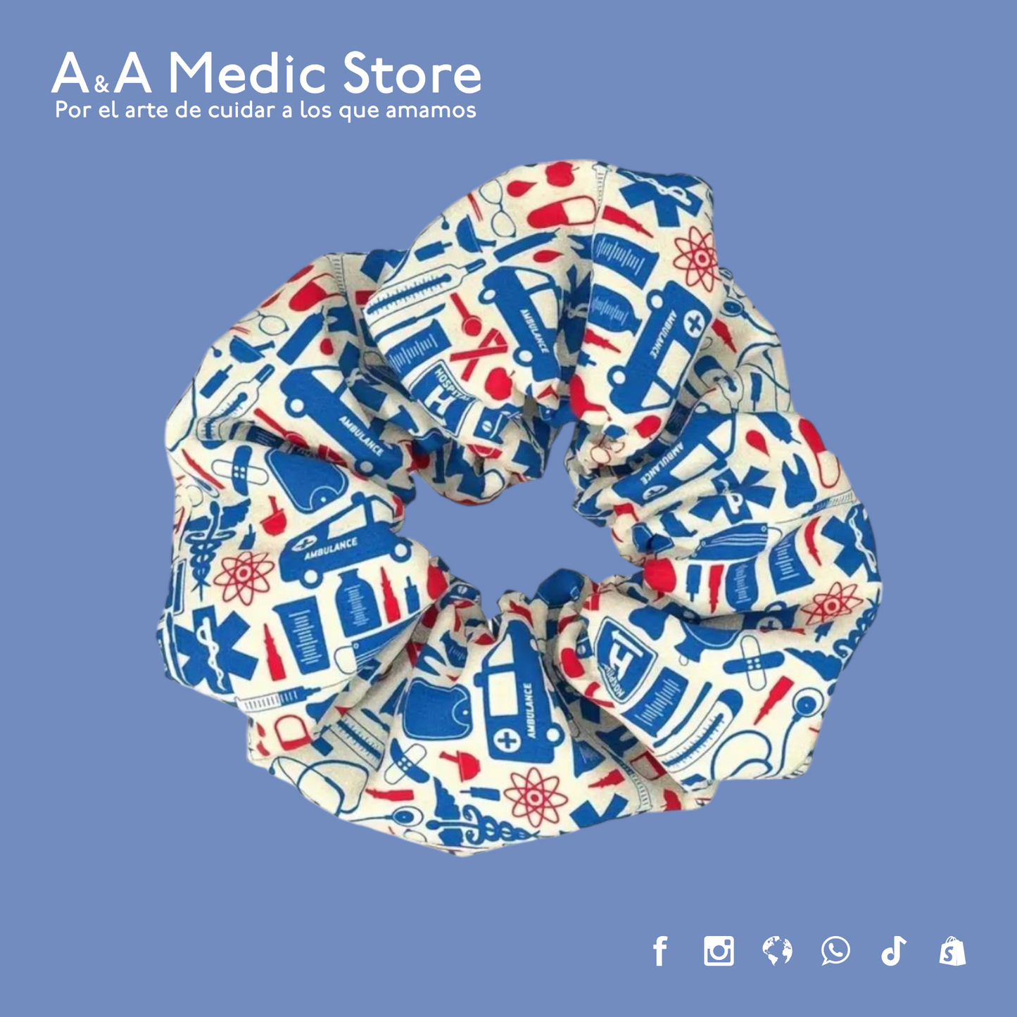 Scrunchies para Personal de Salud | Diseños Variados