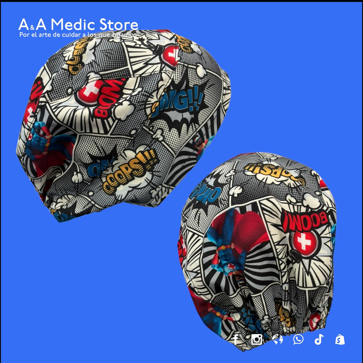 Gorro Quirúrgico Caballero | Estampados y Lisos | Tela Antifluidos