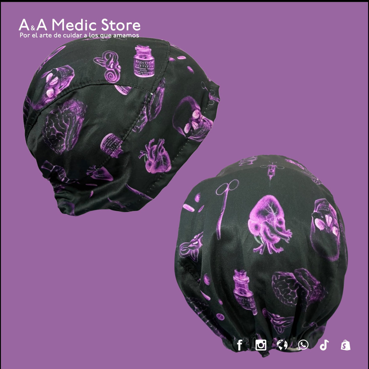 Gorro Quirúrgico Caballero | Estampados y Lisos | Tela Antifluidos