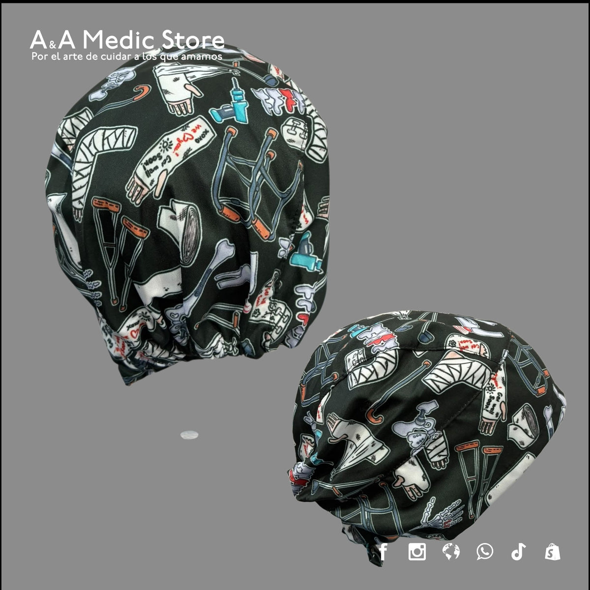 Gorro Quirúrgico Caballero | Estampados y Lisos | Tela Antifluidos
