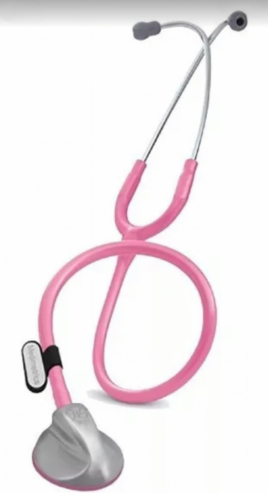 Estetoscopio Cardio PRO | Alta Sensibilidad | Colores Rosa y Negro