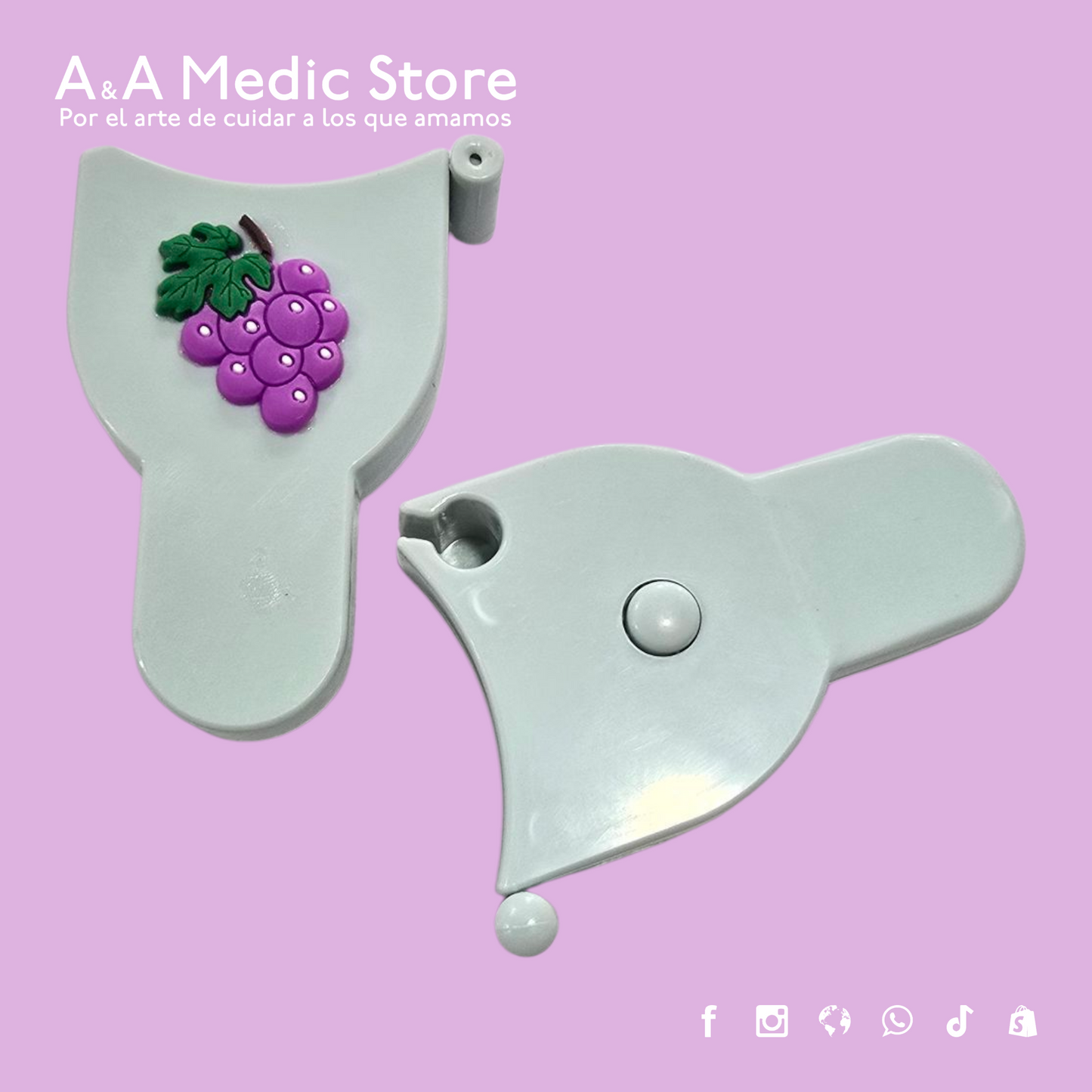Cinta Métrica con Sujetador | Diseños y Colores Variados | Para Personal de Salud
