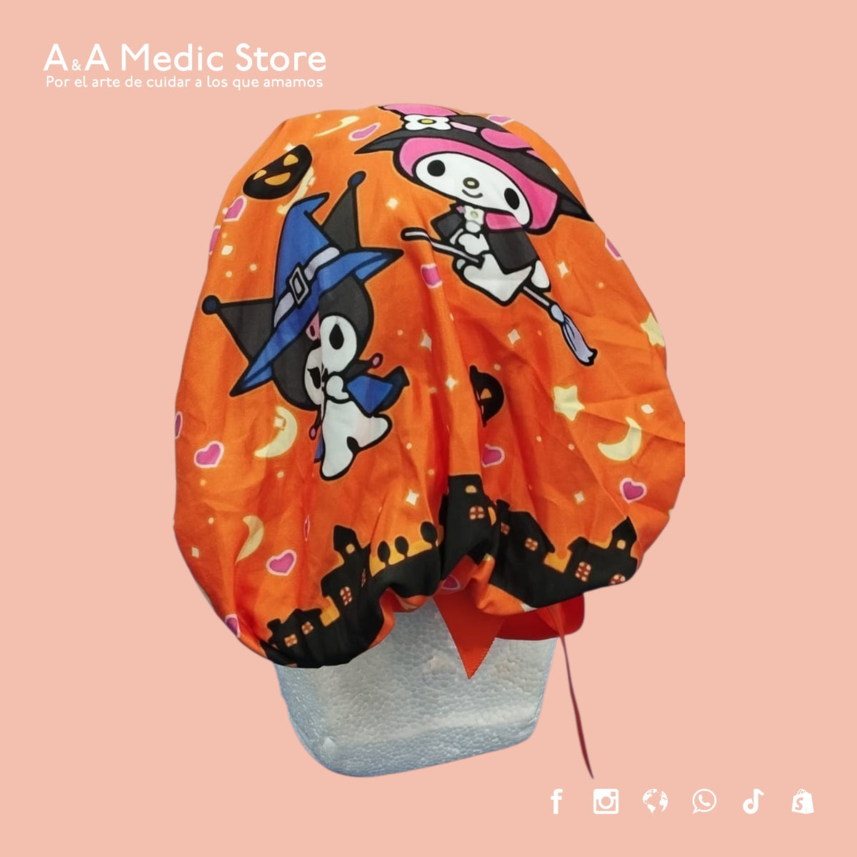Gorro Quirúrgico Dama | Día de Muertos y Halloween | Diseños Temáticos