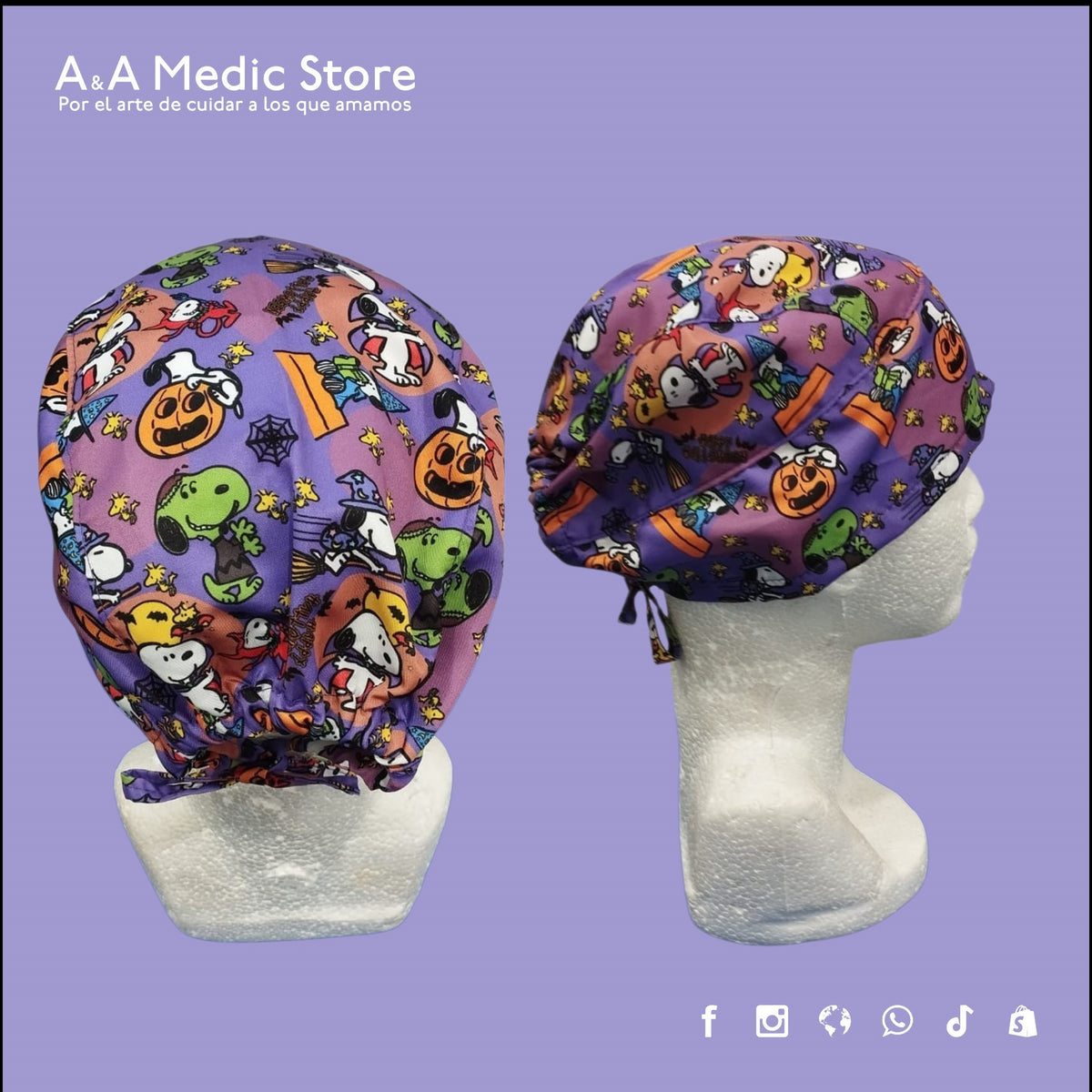 Gorro Quirúrgico Caballero | Día de Muertos y Halloween | Diseños Temáticos