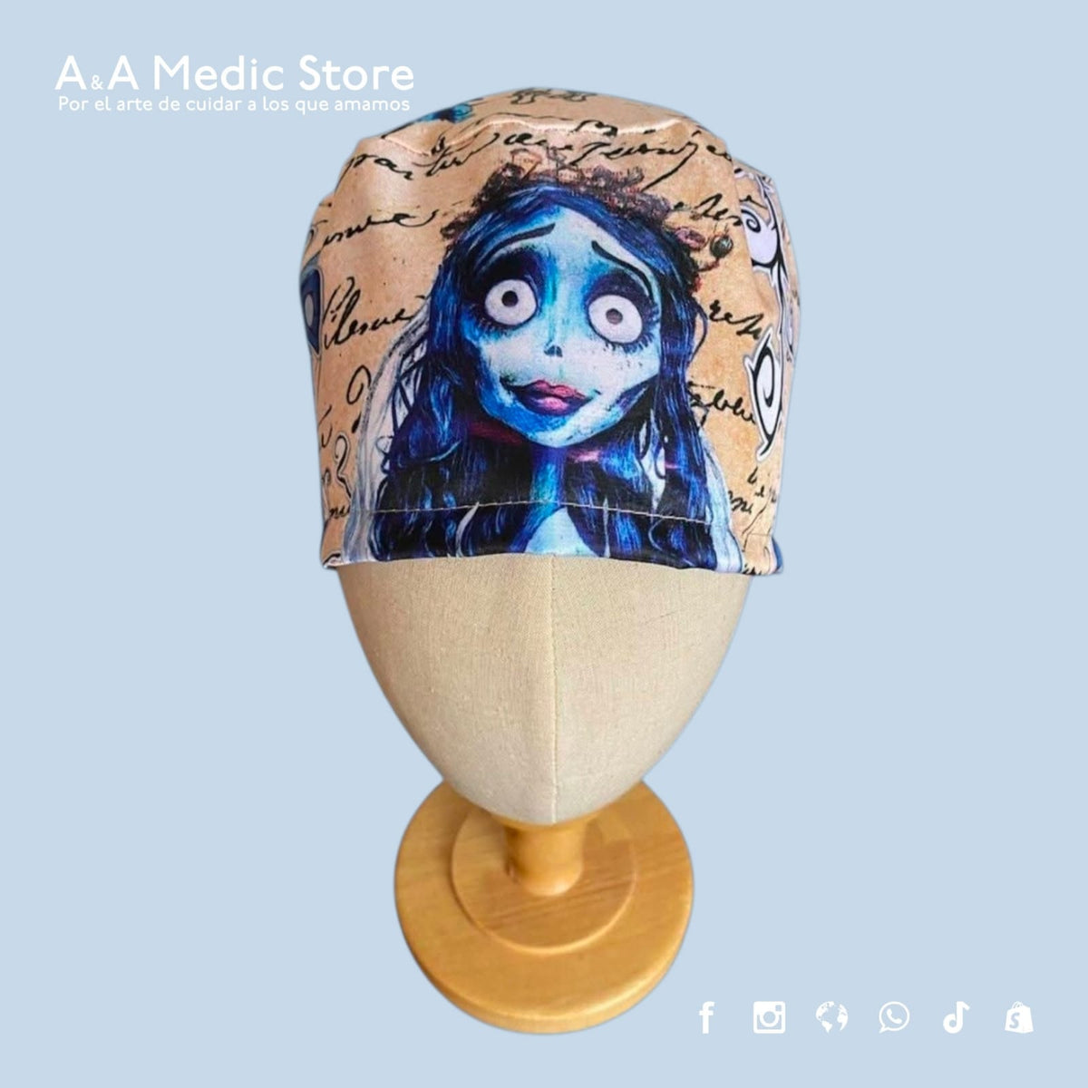 Gorro Quirúrgico Dama | Día de Muertos y Halloween | Diseños Temáticos