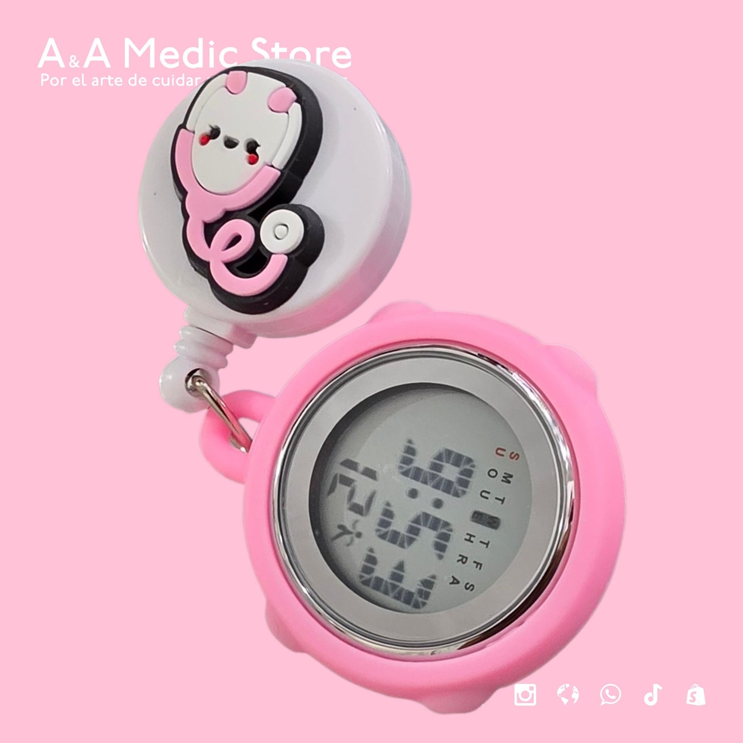 Reloj Digital con Cronómetro | Para Personal de Salud
