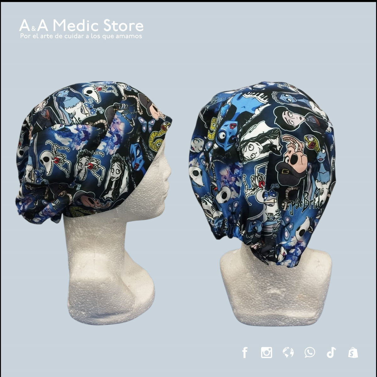 Gorro Quirúrgico Caballero | Día de Muertos y Halloween | Diseños Temáticos