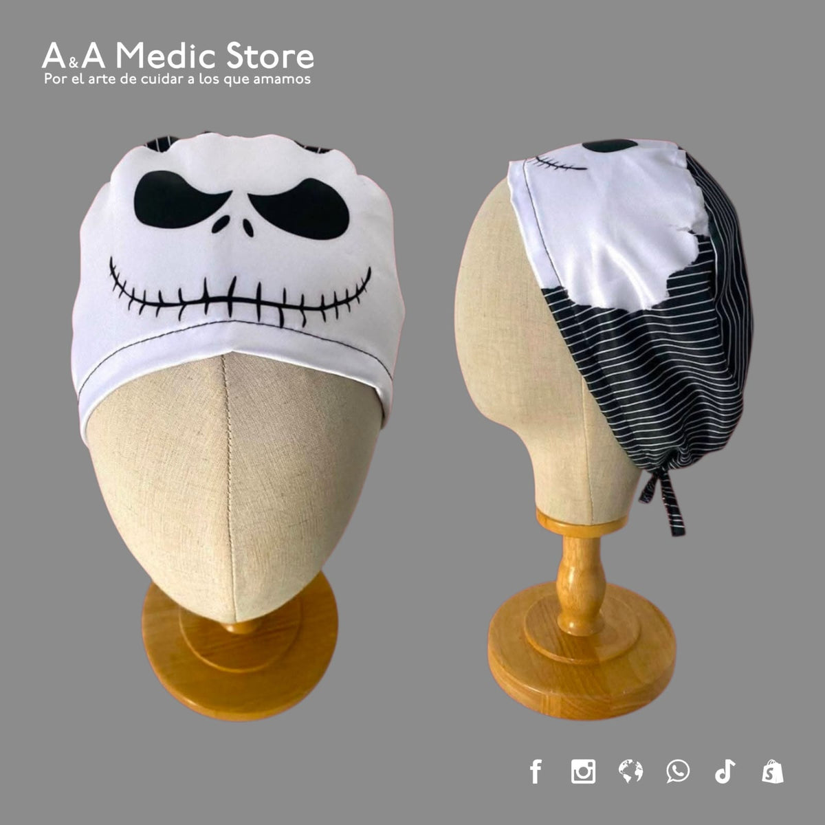 Gorro Quirúrgico Caballero | Día de Muertos y Halloween | Diseños Temáticos