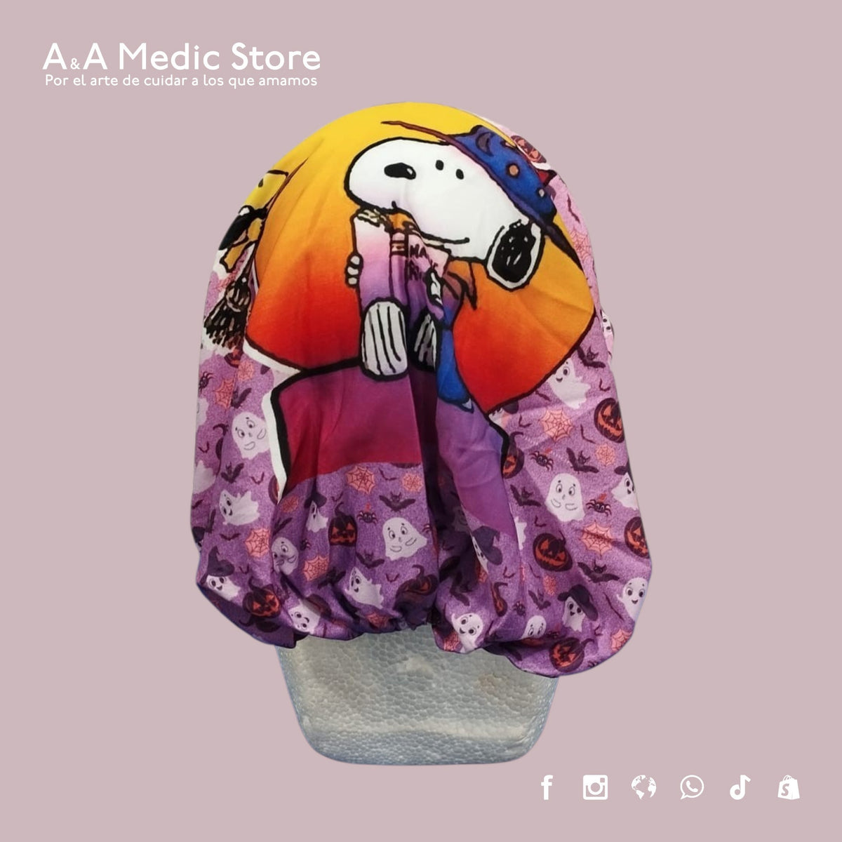 Gorro Quirúrgico Dama | Día de Muertos y Halloween | Diseños Temáticos