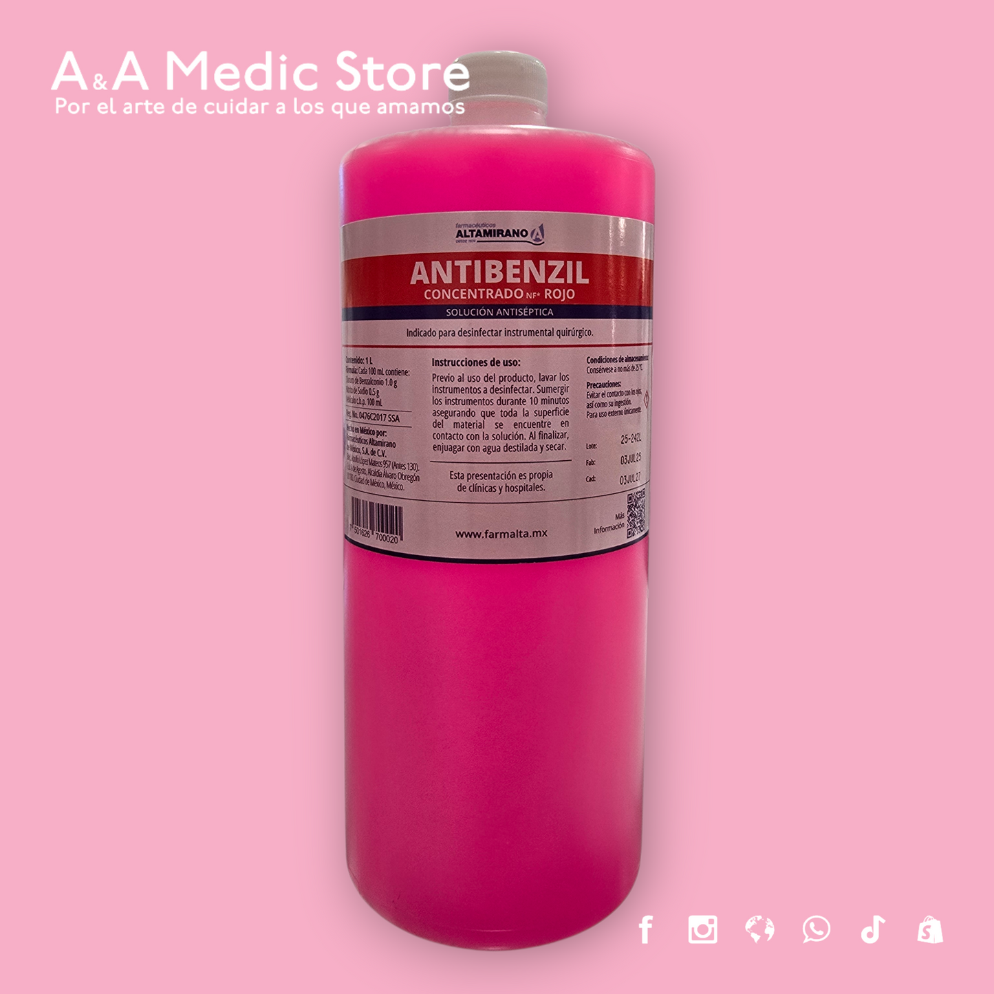 Jabón antiséptico 115ml