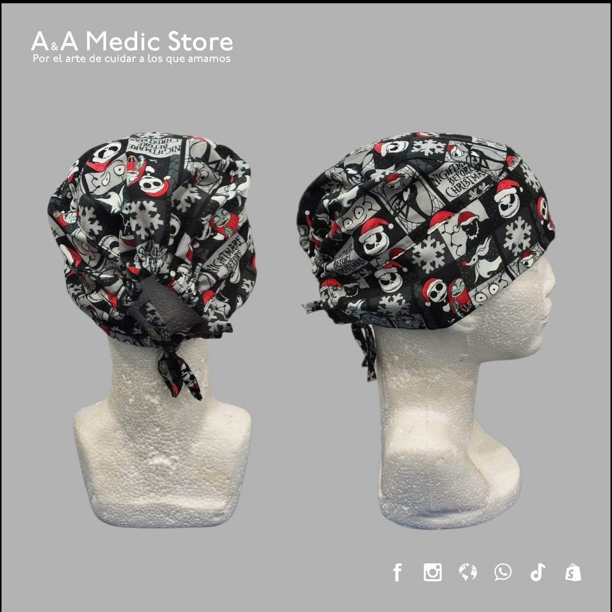 Gorro Quirúrgico Caballero | Día de Muertos y Halloween | Diseños Temáticos