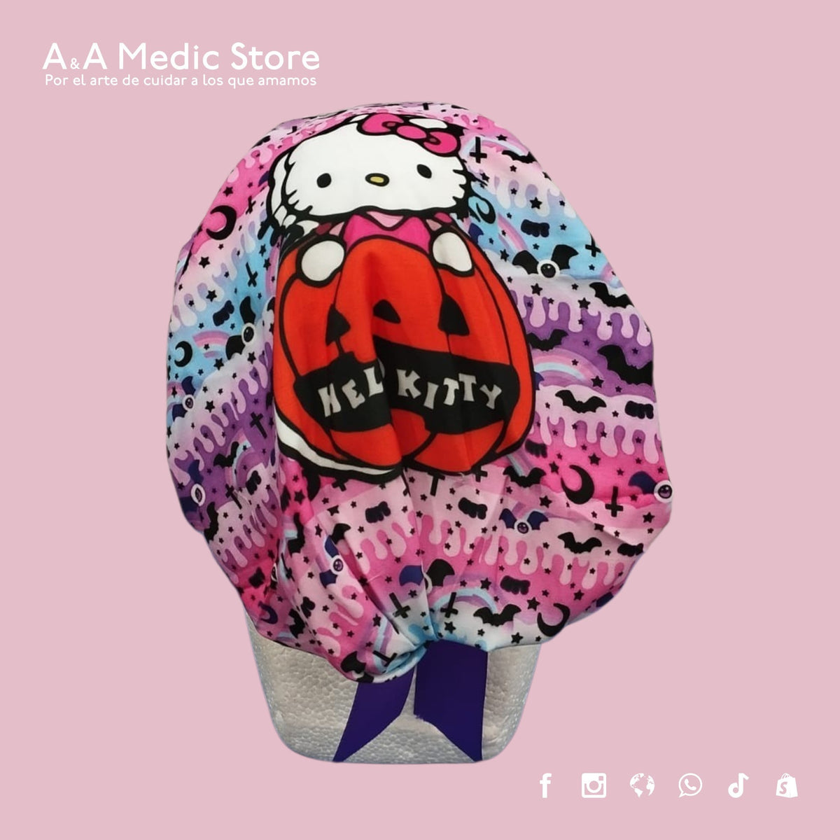 Gorro Quirúrgico Dama | Día de Muertos y Halloween | Diseños Temáticos