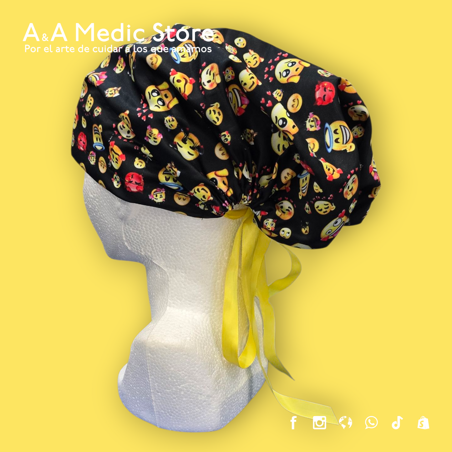 Gorro Quirúrgico Dama | Cofia con Listón para Cabello Largo