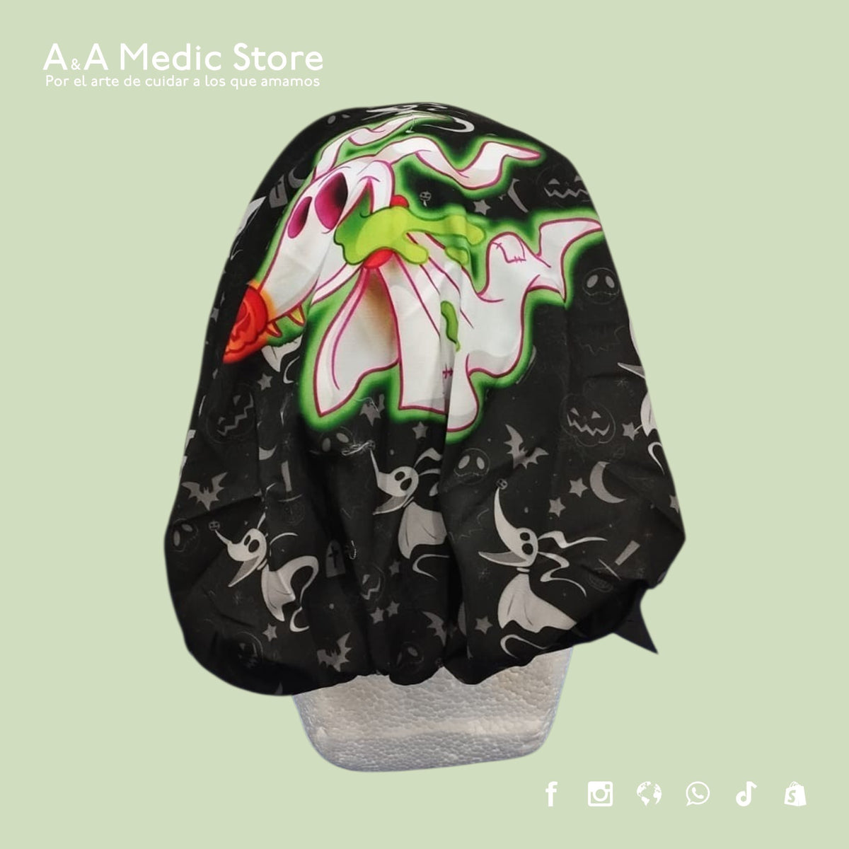 Gorro Quirúrgico Dama | Día de Muertos y Halloween | Diseños Temáticos