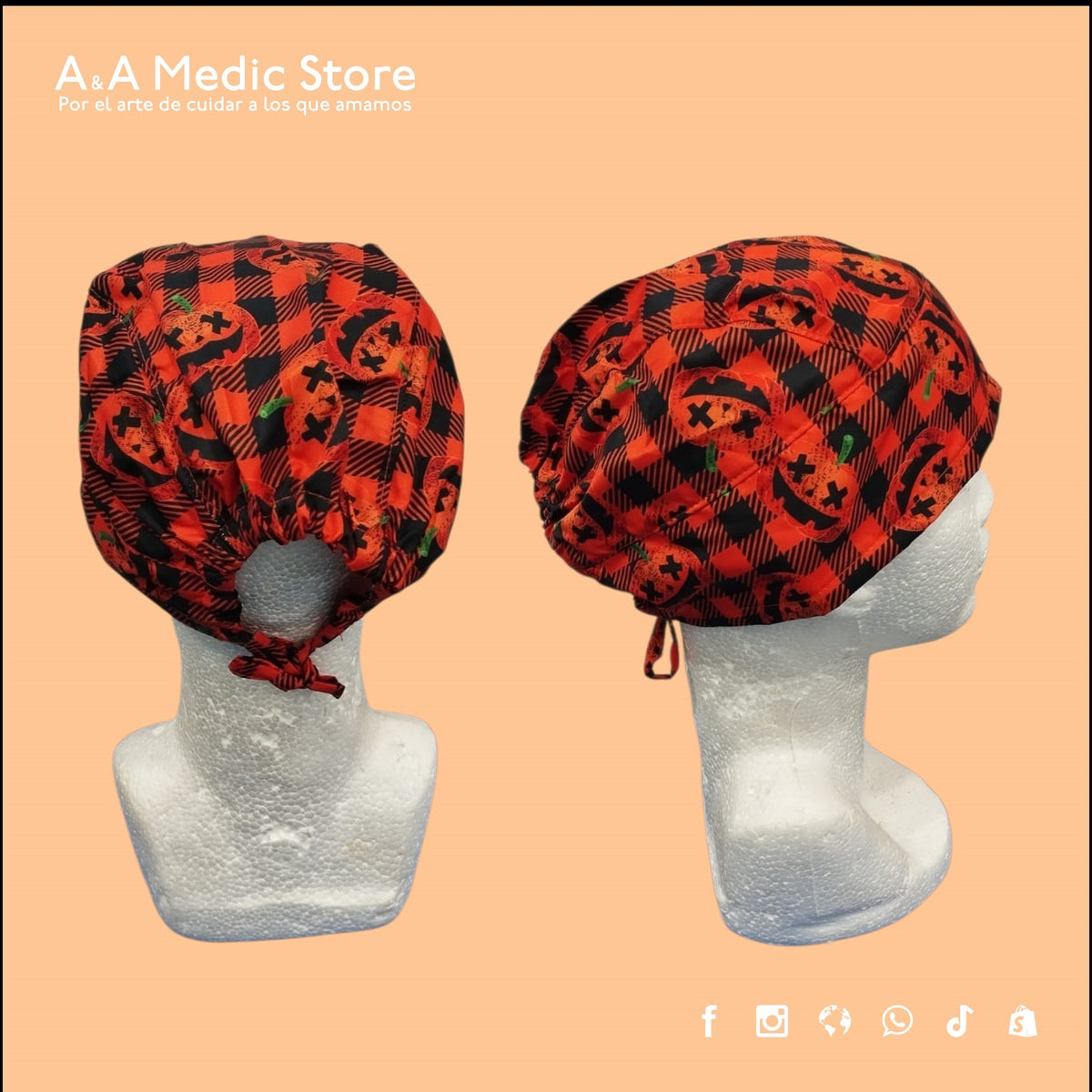 Gorro Quirúrgico Caballero | Día de Muertos y Halloween | Diseños Temáticos