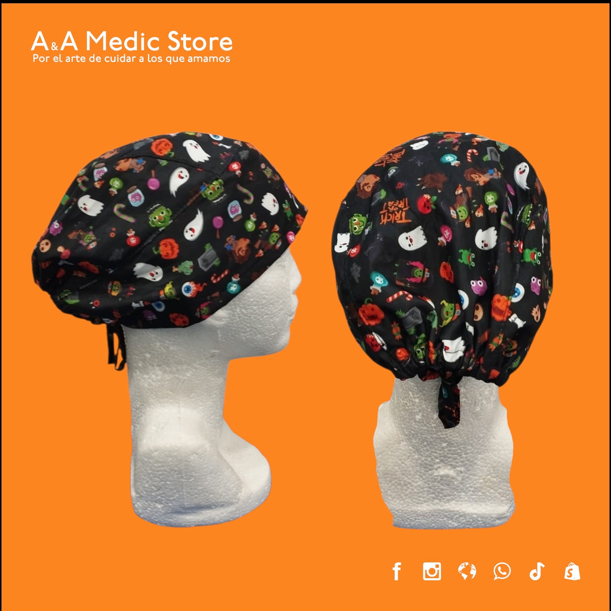 Gorro Quirúrgico Caballero | Día de Muertos y Halloween | Diseños Temáticos
