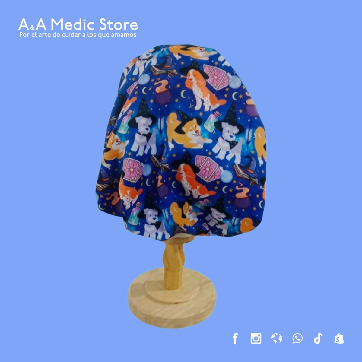 Gorro Quirúrgico Dama | Día de Muertos y Halloween | Diseños Temáticos