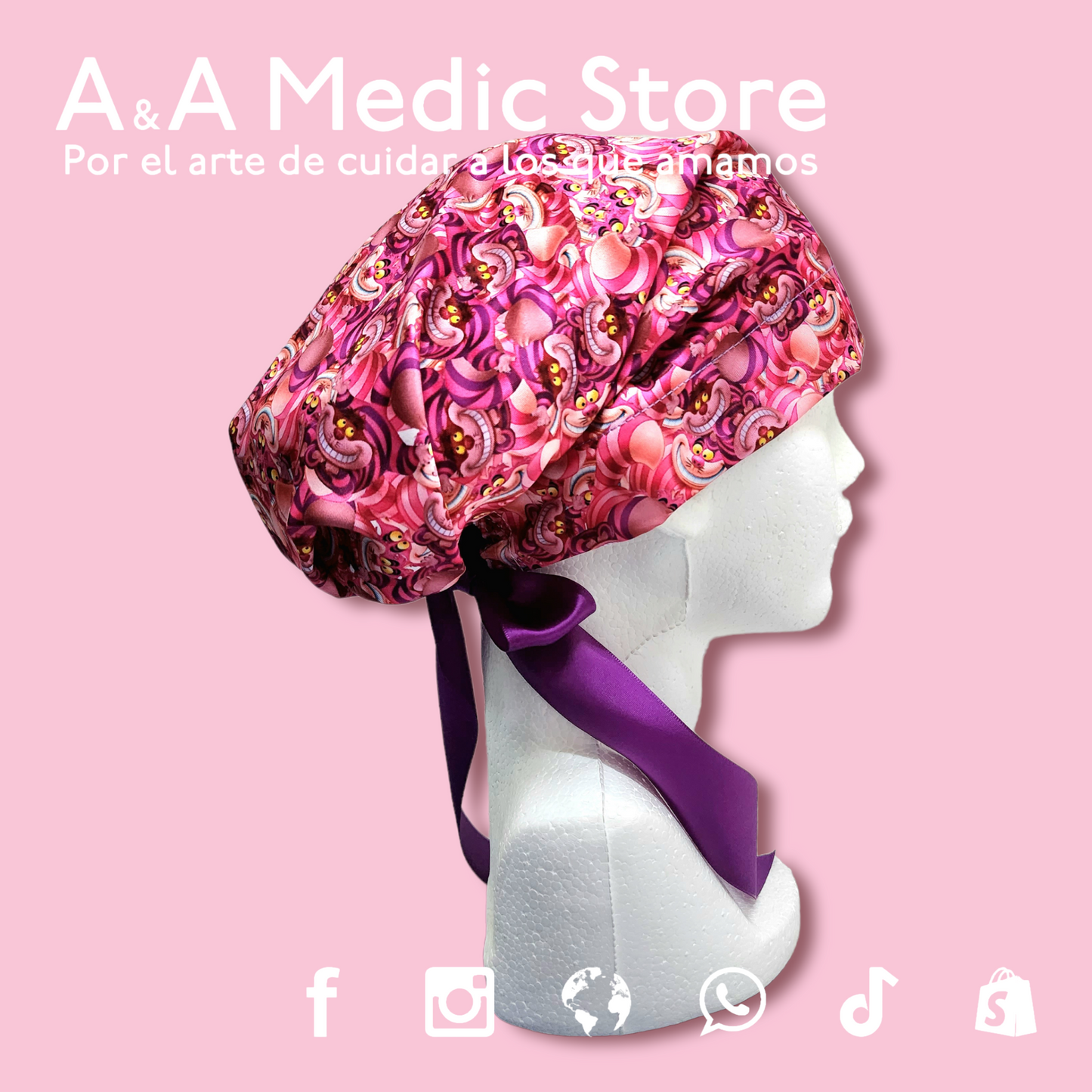 Gorro Quirúrgico Dama | Cofia con Listón para Cabello Largo